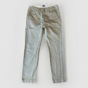 Joe McCoy Chino Pants 27 Khaki Made in USA Military Minimalist Streetwear